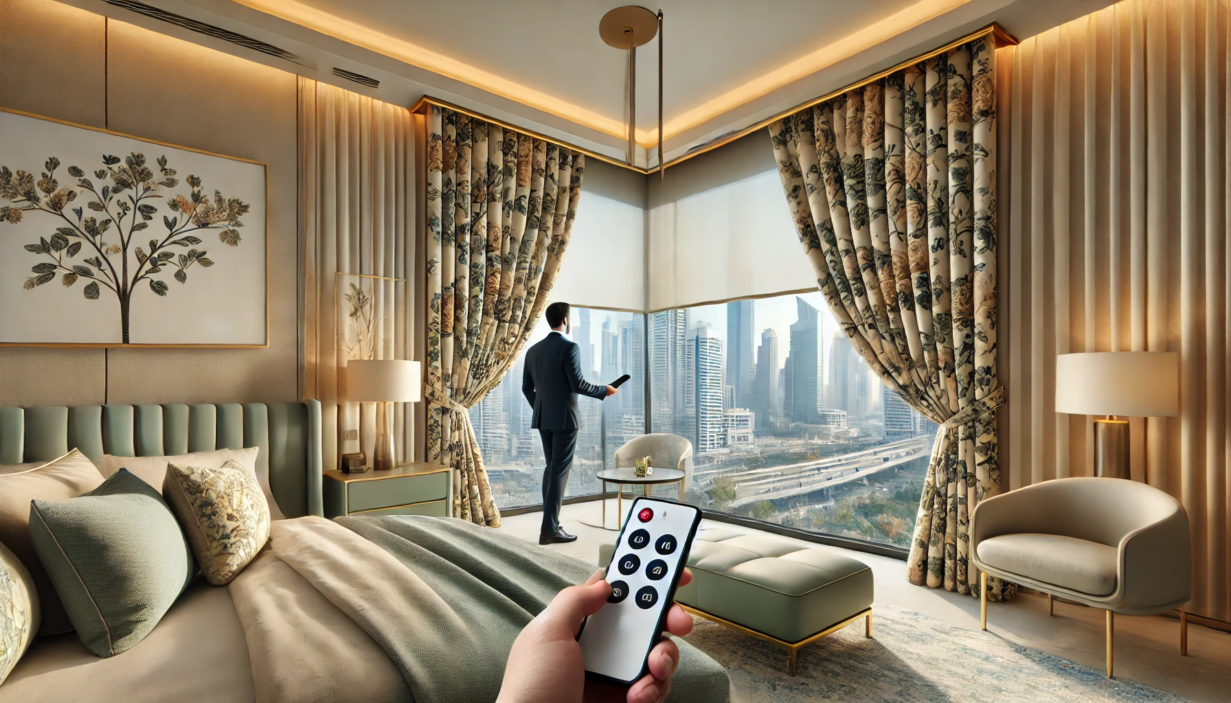 Motorized Curtains in Dubai | Modern Furnishing Dubai